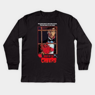 NIGHT OF THE CREEPS Kids Long Sleeve T-Shirt